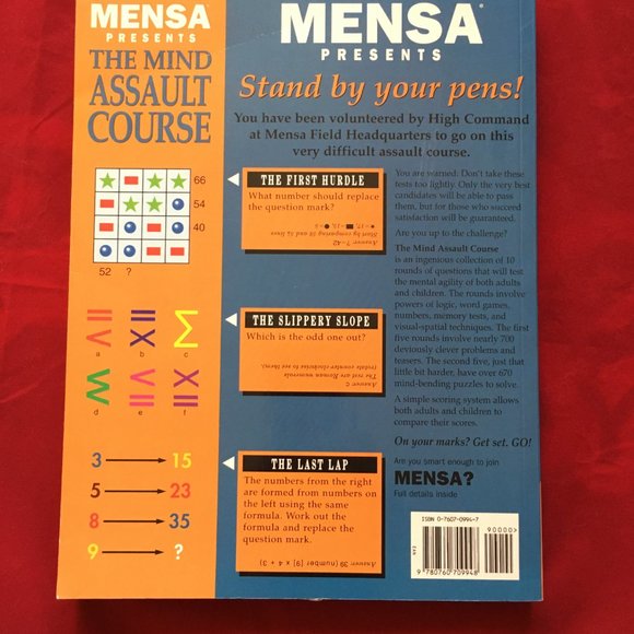 MENSA Presents the Mind Assault Course  1998 - Picture 2 of 5